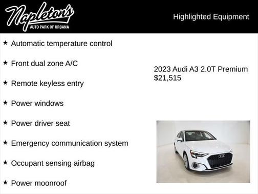 2023 Audi A3 Premium