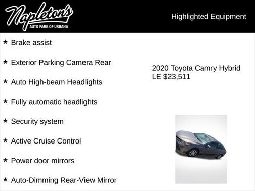2020 Toyota Camry LE