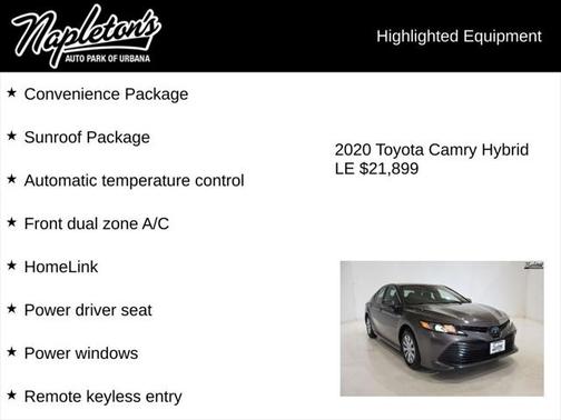 2020 Toyota Camry LE