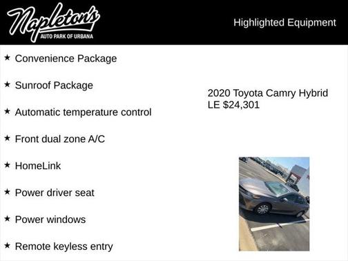 2020 Toyota Camry LE
