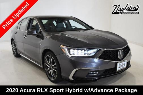 Modern Steel Metallic 2020 Acura RLX Sport Hybrid Advance Package