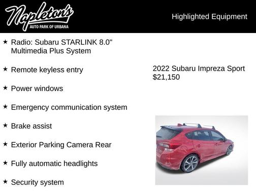 2022 Subaru Impreza Sport