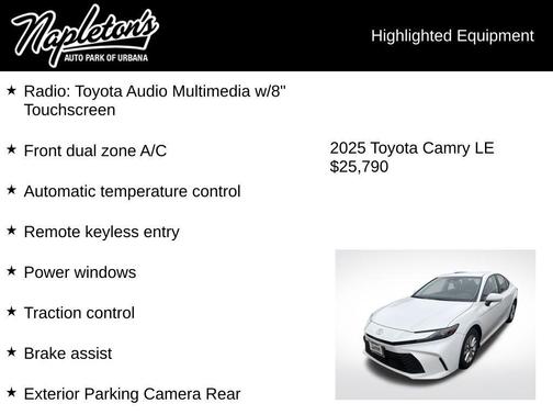 2025 Toyota Camry LE