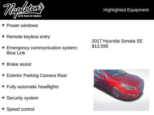 2017 Hyundai SONATA SE