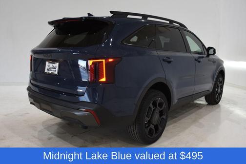 Midnight Lake Blue 2025 Kia Sorento SX