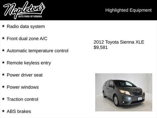 2012 Toyota Sienna XLE