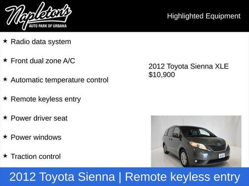 2012 Toyota Sienna XLE