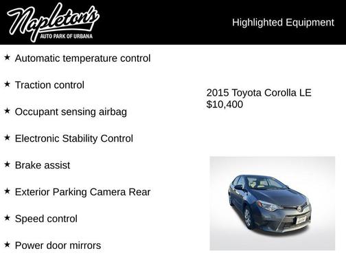 2015 Toyota Corolla LE