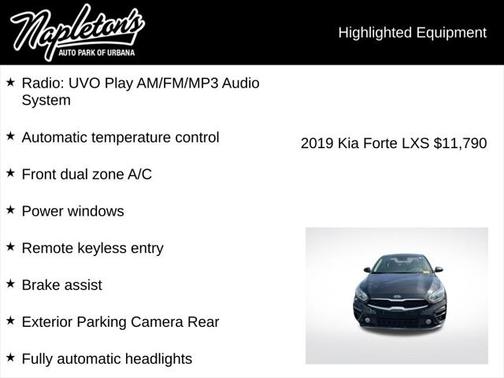 2019 Kia Forte LXS