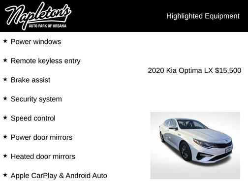 2020 Kia Optima LX