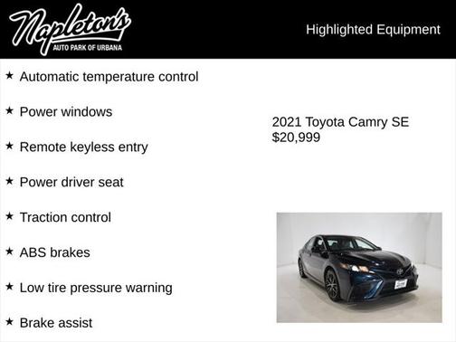 2021 Toyota Camry SE