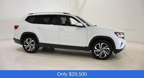 Pure White 2022 Volkswagen Atlas 3.6L SEL