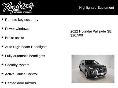2022 Hyundai PALISADE SE