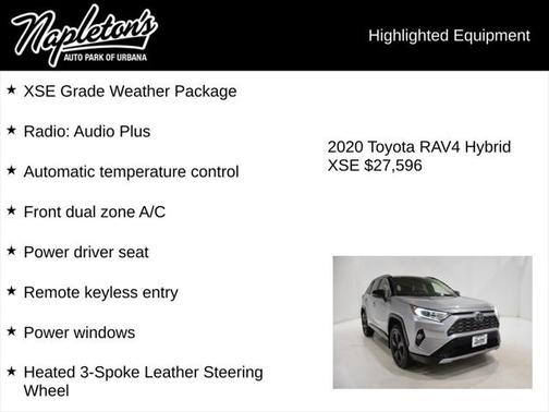 2020 Toyota RAV4 Hybrid SE