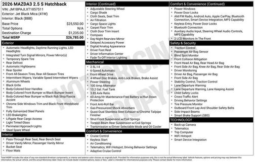 2026 Mazda Mazda3 FWD