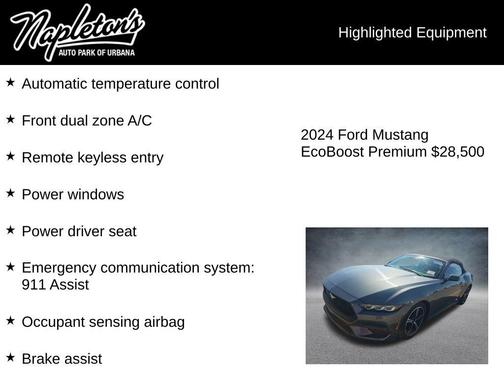 2024 Ford Mustang EcoBoost Premium
