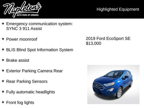 2019 Ford EcoSport SE
