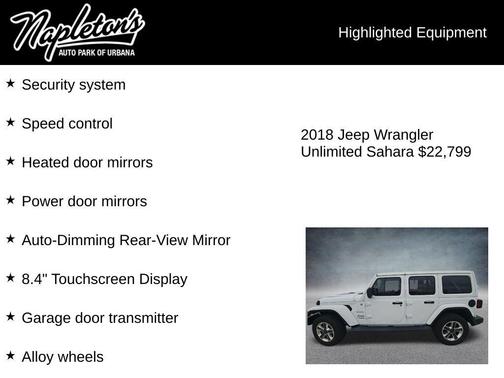 2018 Jeep Wrangler Unlimited Sahara