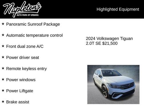 2024 Volkswagen Tiguan 2.0T SE