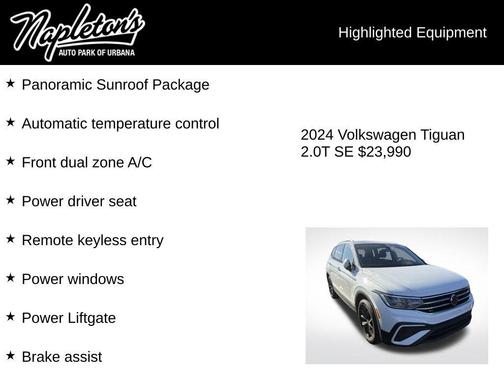 2024 Volkswagen Tiguan 2.0T SE