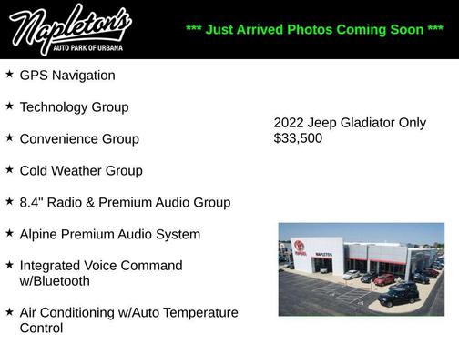 2022 Jeep Gladiator Willys 4x4