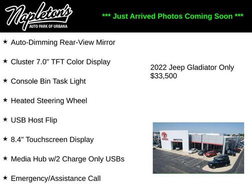 2022 Jeep Gladiator Willys 4x4