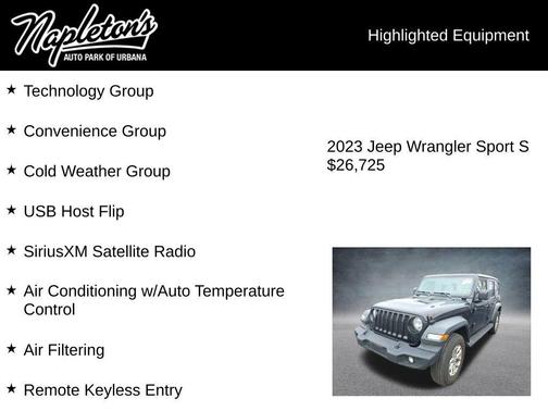 2023 Jeep Wrangler Sport S