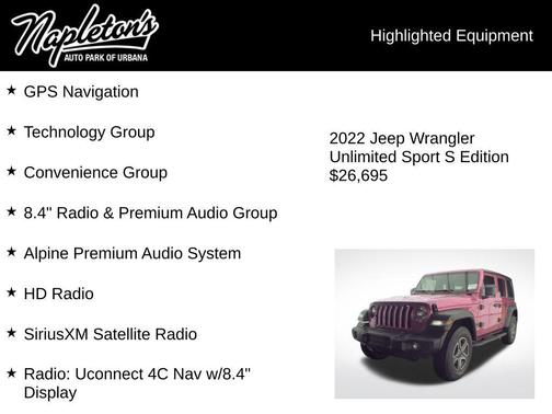 2022 Jeep Wrangler Unlimited Sport