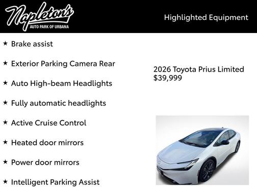 2026 Toyota Prius Limited