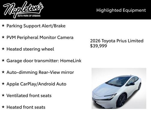 2026 Toyota Prius Limited