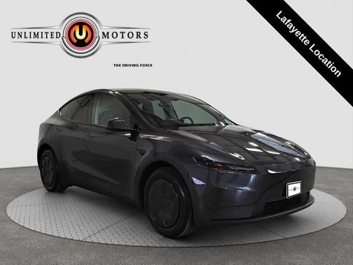 Stealth Grey 2026 Tesla Model Y Long Range Launch Series