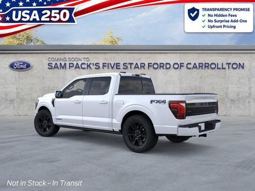 Star White Metallic Tri-Coat 2026 Ford F-150 Platinum