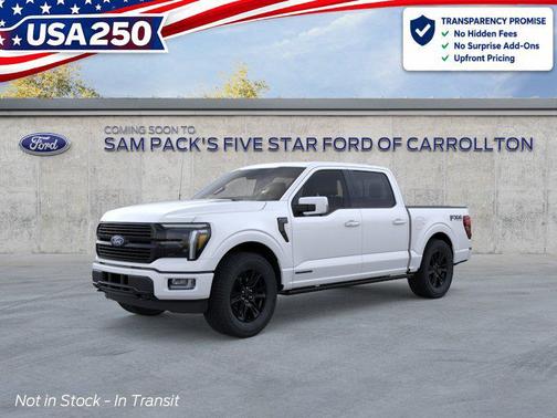 Star White Metallic Tri-Coat 2026 Ford F-150 Platinum