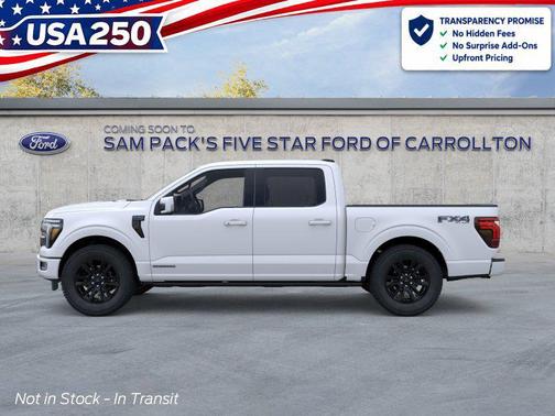 Star White Metallic Tri-Coat 2026 Ford F-150 Platinum