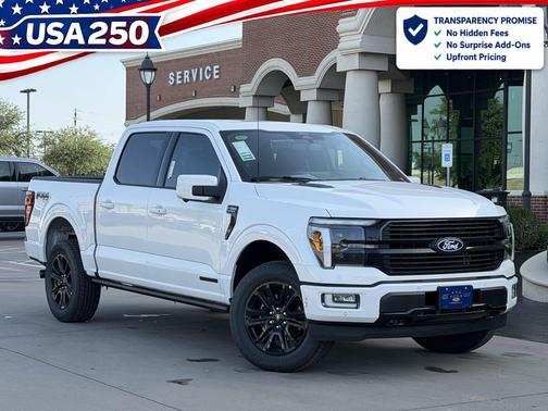 Star White Metallic Tri-Coat 2026 Ford F-150 Platinum