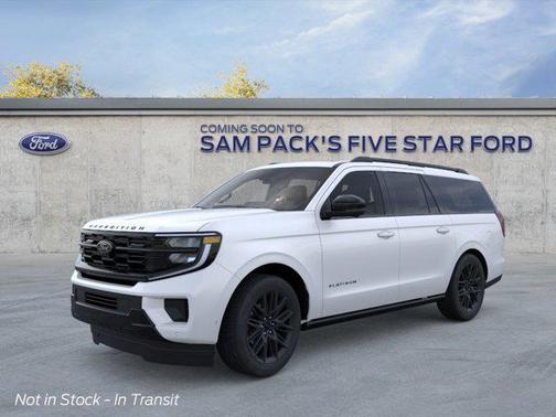 Star White Metallic Tri-Coat 2026 Ford Expedition Max Platinum
