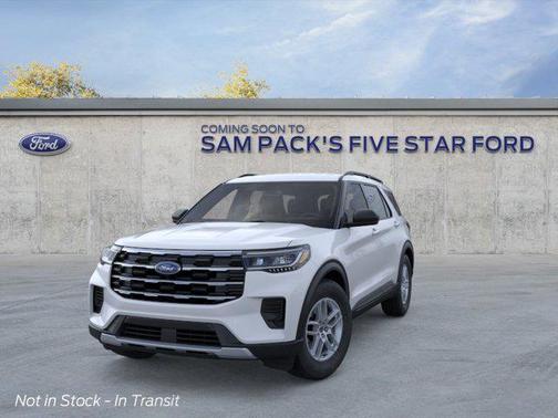 Space White Metallic 2026 Ford Explorer Active