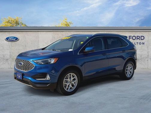 Atlas Blue Metallic 2024 Ford Edge SEL