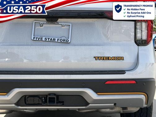 Space White Metallic 2026 Ford Explorer Tremor