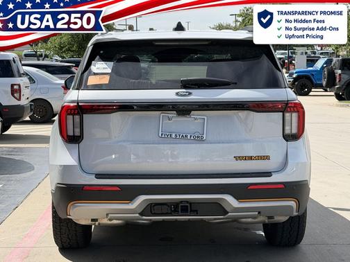Space White Metallic 2026 Ford Explorer Tremor