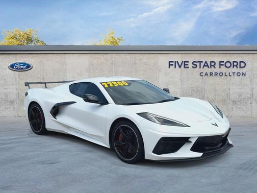 Arctic White 2023 Chevrolet Corvette Stingray w/3LT