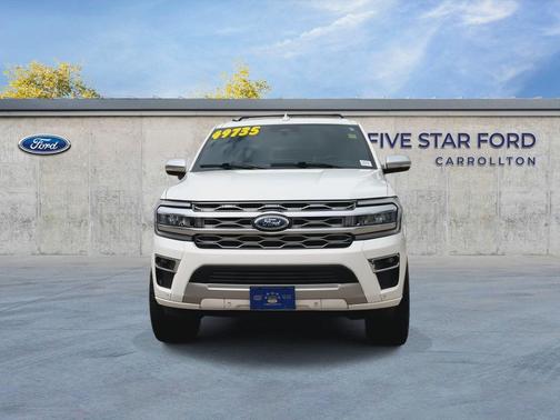 Star White Metallic Tri-Coat 2023 Ford Expedition Platinum