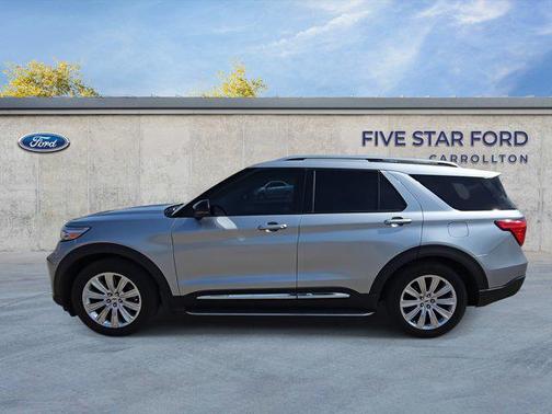 Iconic Silver Metallic 2023 Ford Explorer Limited