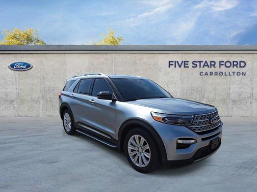 Iconic Silver Metallic 2023 Ford Explorer Limited