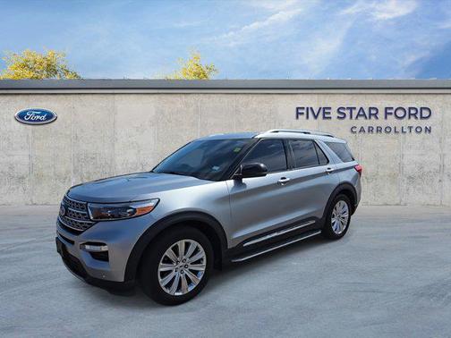 Iconic Silver Metallic 2023 Ford Explorer Limited