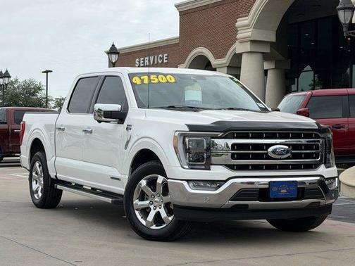 Star White Metallic Tri-Coat 2022 Ford F-150 Lariat