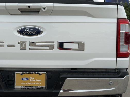 Star White Metallic Tri-Coat 2022 Ford F-150 Lariat