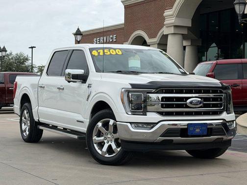 Star White Metallic Tri-Coat 2022 Ford F-150 Lariat
