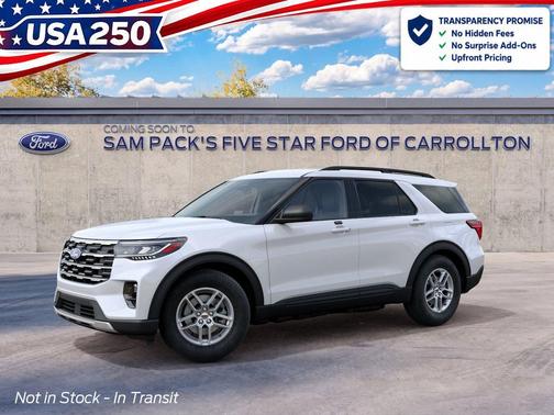 Star White Metallic Tri-Coat 2027 Ford Explorer Active