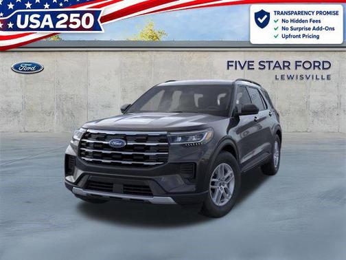 Agate Black Metallic 2026 Ford Explorer Active